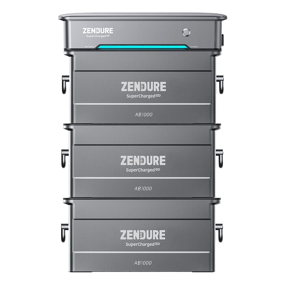 Zendure Hyper 2000 960Wh SolarFlow Set mit 1-4x AB1000S Erweiterungsbatterie