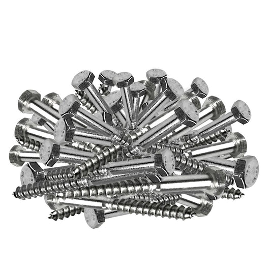 Sechskant Holzschraube 8x30mm bis 8x200 Edelstahl DIN571