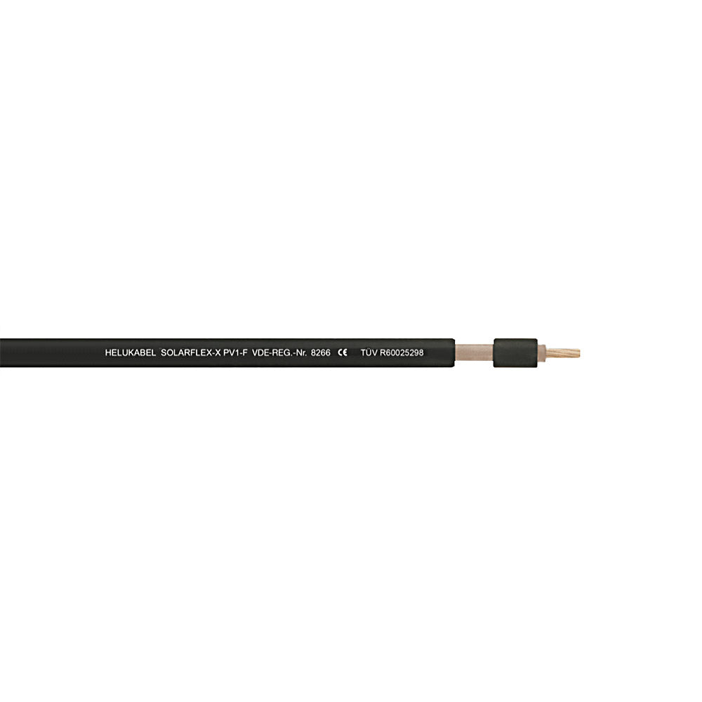 Lappkabel H1Z2Z2-K 1x10mm² WH/BK Solarkabel Meterware