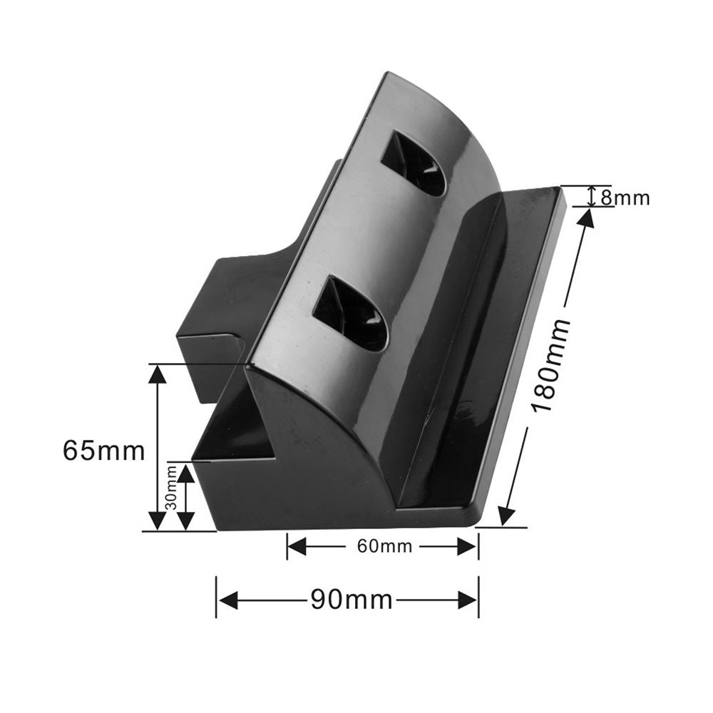 Offgridtec© ABS Verbindungs-Spoiler Schwarz Verbindungsprofile 180mm