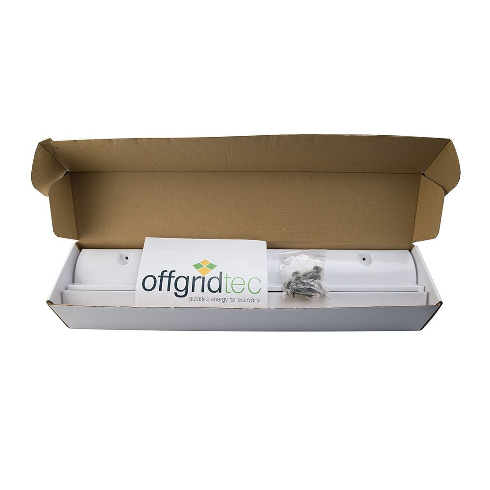 Offgridtec ABS Haltespoiler 590mm weiß vorgebohrt inkl. Edelstahlschrauben