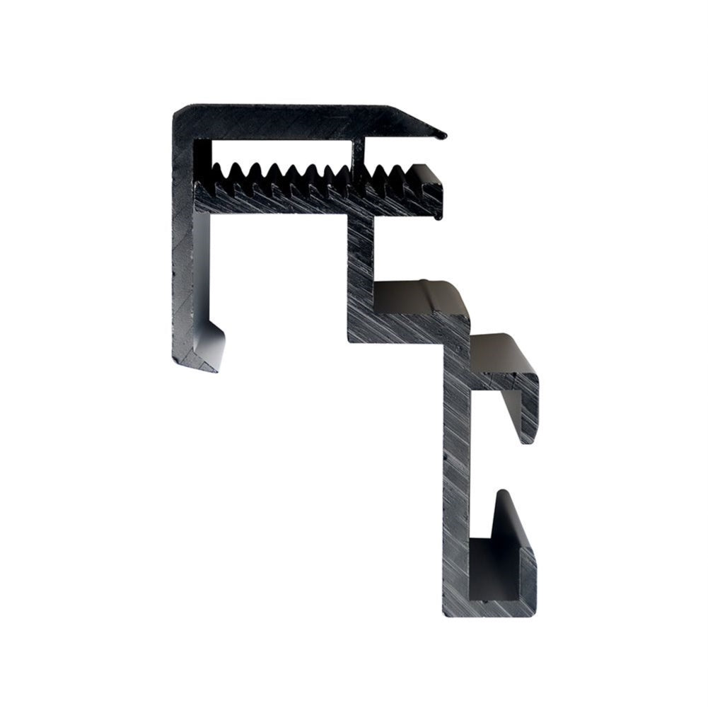 Befestigungklemmen schwarz für Mikro-Wechselrichter Solarmodul 28-50mm