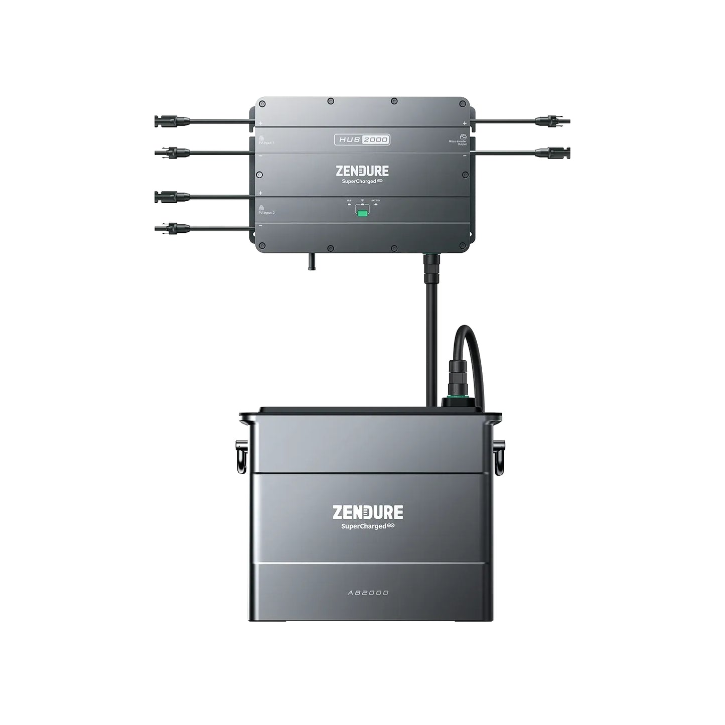 Zendure Smart PVHub 2000 + Zendure SolarFlow Batterie AB2000