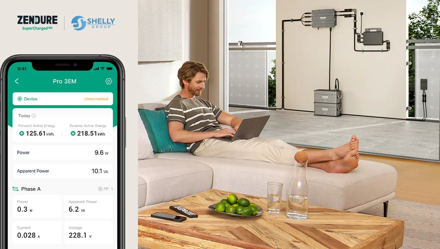 Zendure Smart PVHub 2000 + Zendure SolarFlow Batterie AB2000