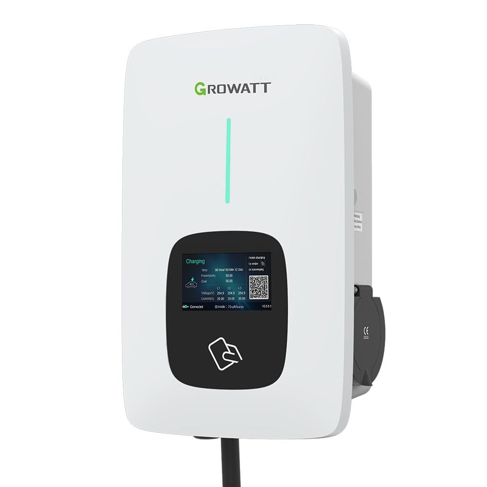 Growatt EV Ladegerät THOR 11AS-P-V1 11kW (WiFi, RFID) LCD-Funktion