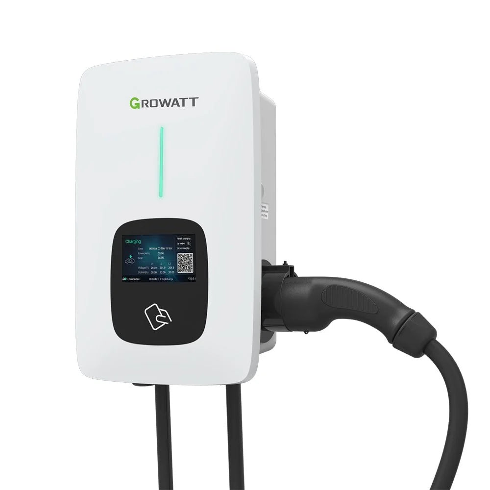 Growatt EV Ladegerät THOR 22AS-P-V1 22kW (WiFi, RFID) LCD-Funktion