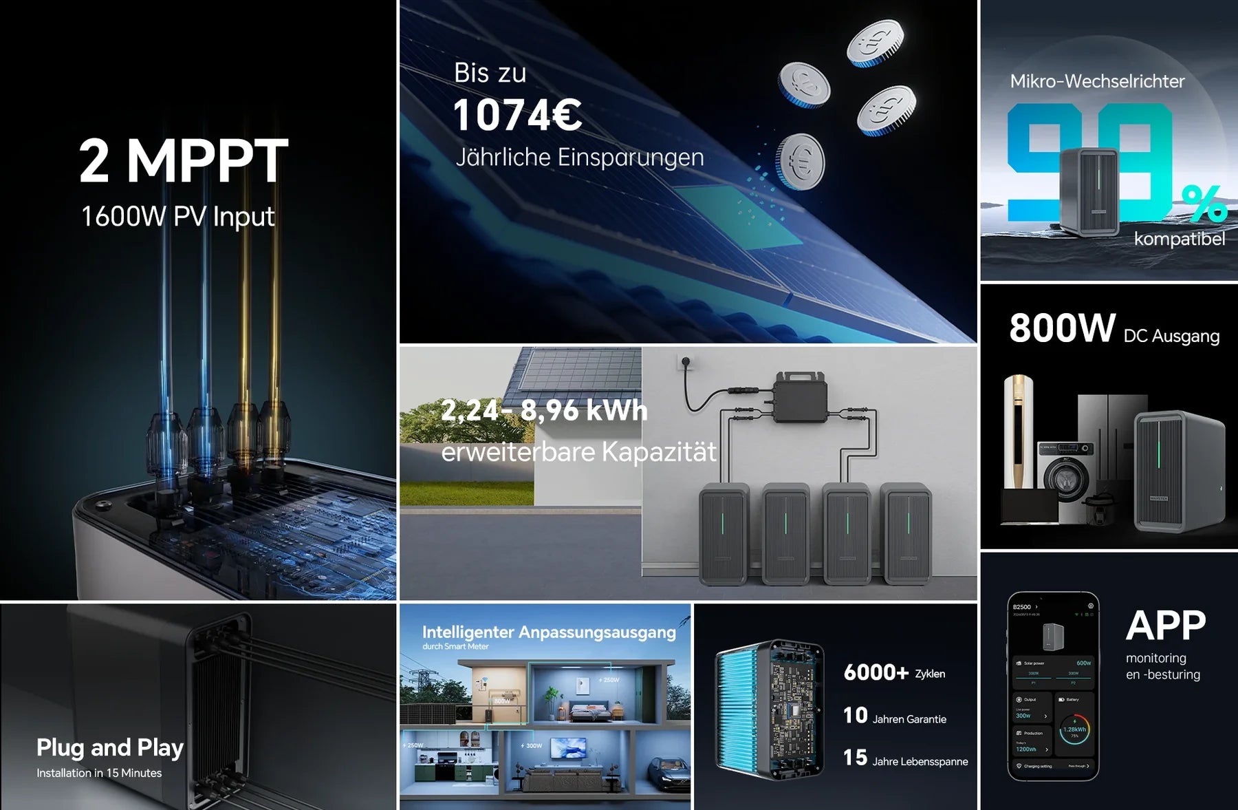 Marstek B2500-D 2.24KWh Speicher für Balkonkraftwerk erweiterbar bis 6.7KWh Banner
