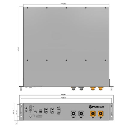 Pylontech US2000C 2,4kWh LiFePO4 48V Speicher inkl. BMS