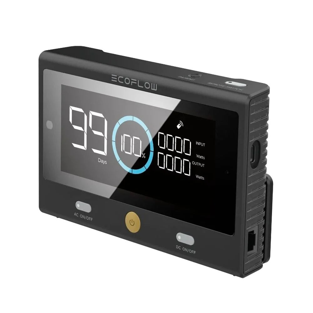 EcoFlow Delta Pro Remote Kontrollpanel Bluetooth