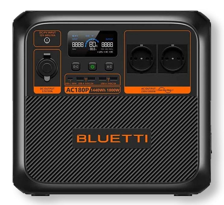 Bluetti AC180P Powerstation 1440Wh 1800W 2700W-Power-Lifting