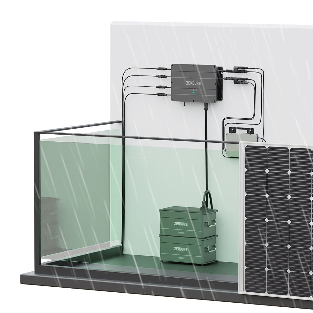 SolarFlow 1,92kWh 880W HMS-800-2T Balkonkraftwerk mit Speicher