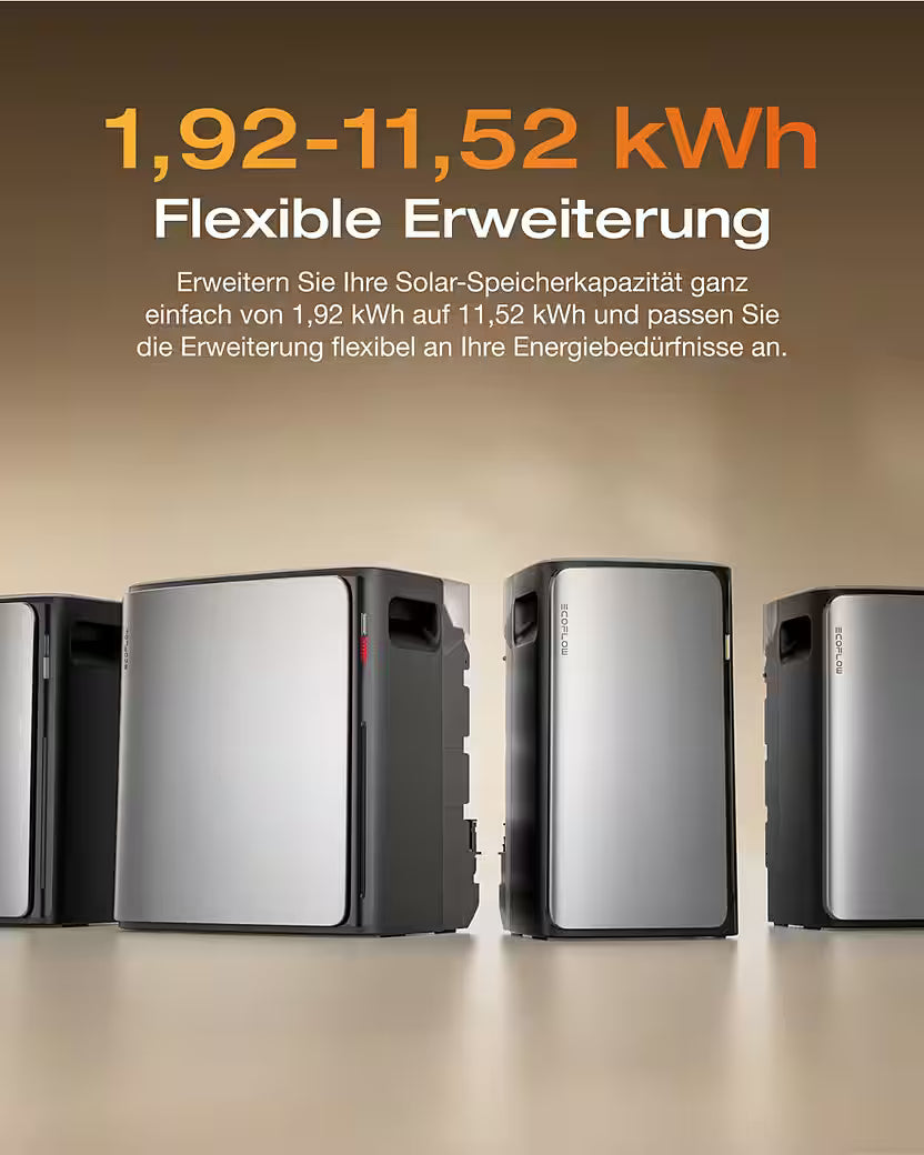 ECOFLOW STREAM AC Speicher 1,92 kWh Solarspeicher