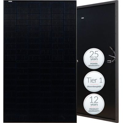 31 Stk. Palette Luxen Solar 370W Full Black Solarmodul LUXNERI SERIES 4