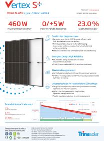 Trina Solar 450W Vertex S+ Doppelglas N-Type TopCon Solarmodul (19% MwSt.)