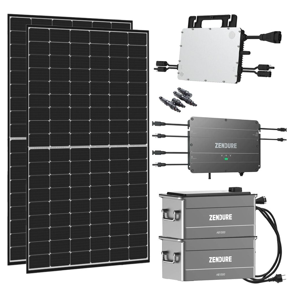 SolarFlow 1,92kWh 880W HMS-800-2T Balkonkraftwerk mit Speicher