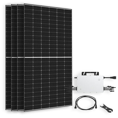 Balkonkraftwerk SolarDirect Luxen 1800W HMS-1600 4T +AC Anschlusskabel