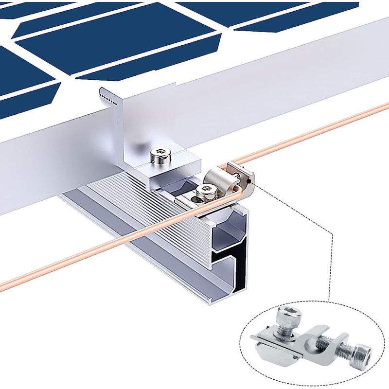 Offgridtec Erdungsklemmen für PV Module 6 Stk.
