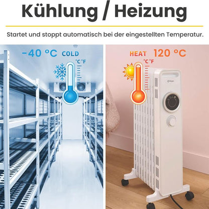 Temperaturregler für Steckdose mit Digitalanzeige und externem Sensor (50cm)