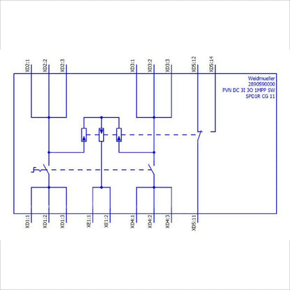 Weidmüller PV Next-Generatoranschlusskasten für String-Wechselrichter mit 1 MPPT DC 3I 3O