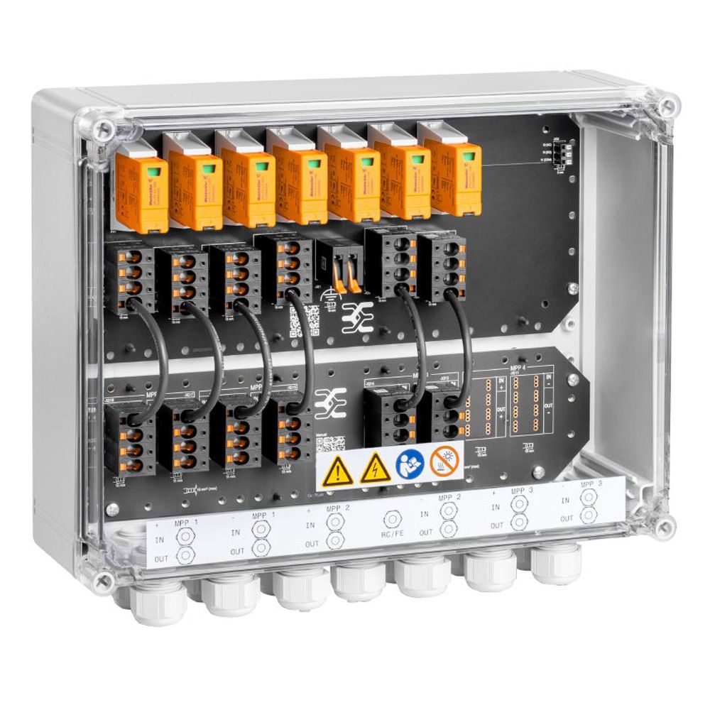 Weidmüller PV Next Generatoranschlusskasten für String-Wechselichter mit1MPPT DC 3I 3O mit Überspannungsschutz