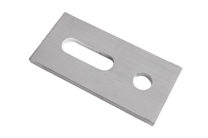 Adapterblech für Edelstahl Stockschraube M12 82x40x5mm