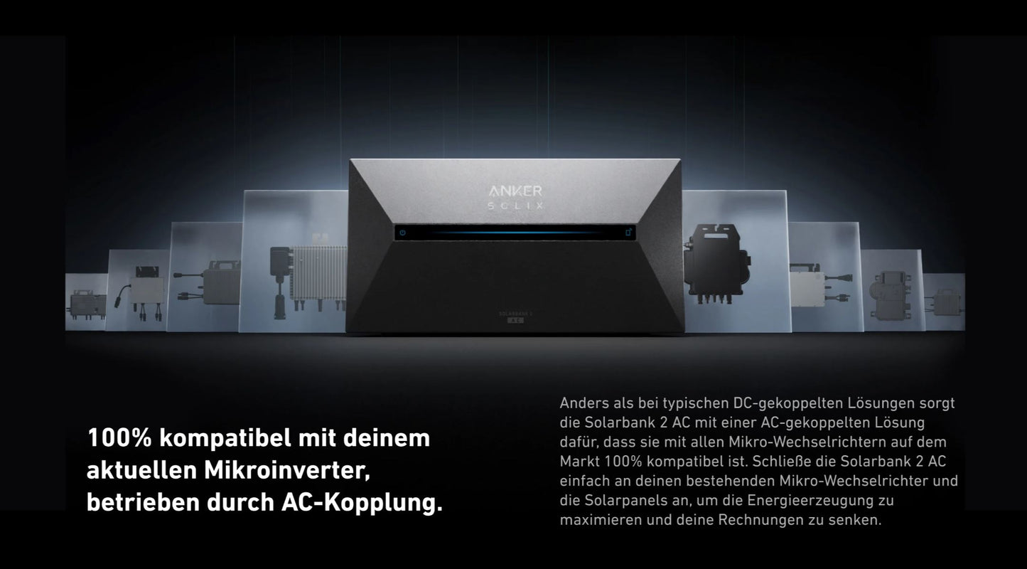Anker Solix Solarbank 2 E1600 AC Solarstromspeicher