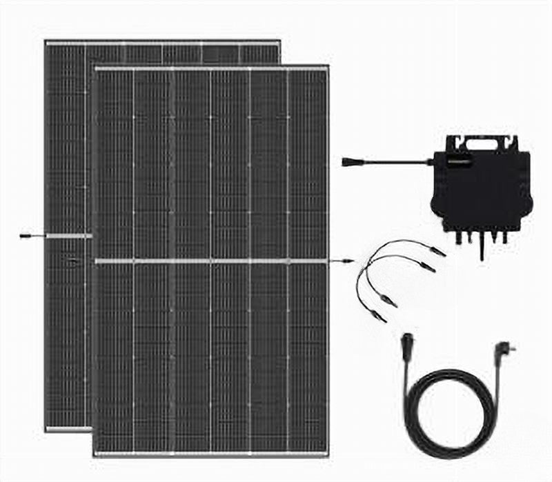 Balkonkraftwerk 940W Growatt NEO 800M-X Trina Vertex S+ Dual Glas Mini-PV Solaranlage