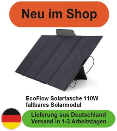 EcoFlow Solartasche 110W faltbares Solarmodul