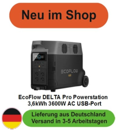 EcoFlow DELTA Pro Powerstation 3,6kWh 3600W AC USB-Port