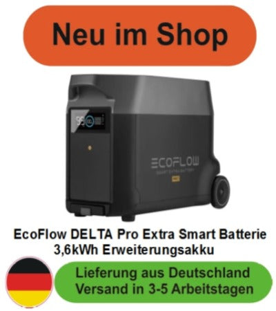 EcoFlow DELTA Pro Extra Smart Batterie 3,6kWh Erweiterungsakku