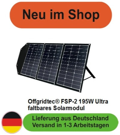 Offgridtec® FSP-2 195W Ultra faltbares Solarmodul