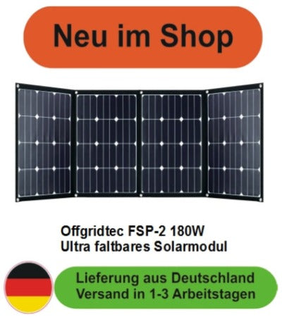 Offgridtec FSP-2 180W Ultra faltbares Solarmodul