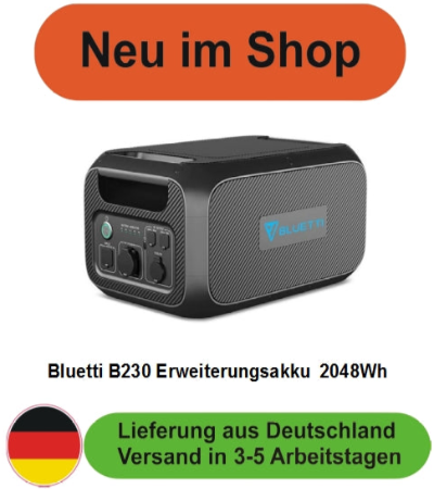 Bluetti B230 Erweiterungsakku 2048Wh)