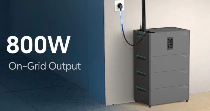 Balkonkraftwerk 4x500W Bifaziales Doppelglas-Solarmodul  mit 5,12kWh Speicher, Marstek Jupiter C plus