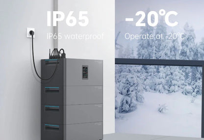Balkonkraftwerk 4x500W Bifaziales Doppelglas-Solarmodul  mit 5,12kWh Speicher, Marstek Jupiter C plus