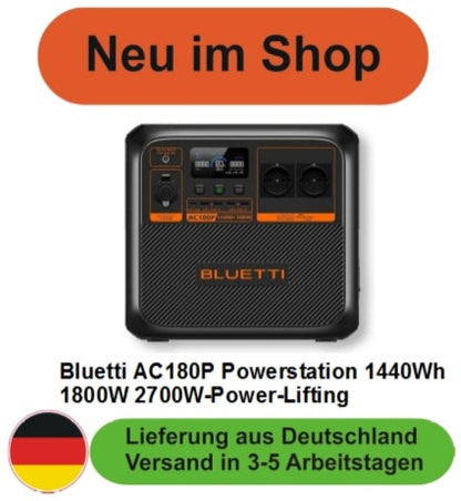 Bluetti AC180P Powerstation 1440Wh 1800W 2700W-Power-Lifting