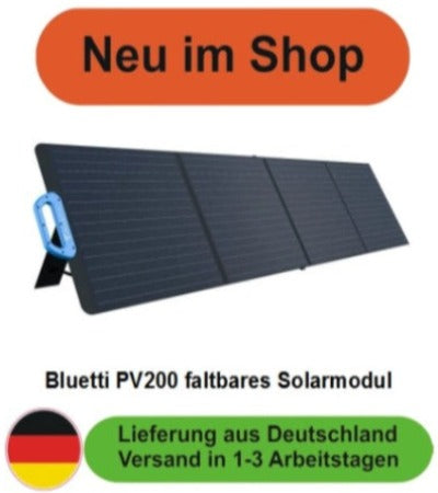 Bluetti PV200 faltbares Solarmodul