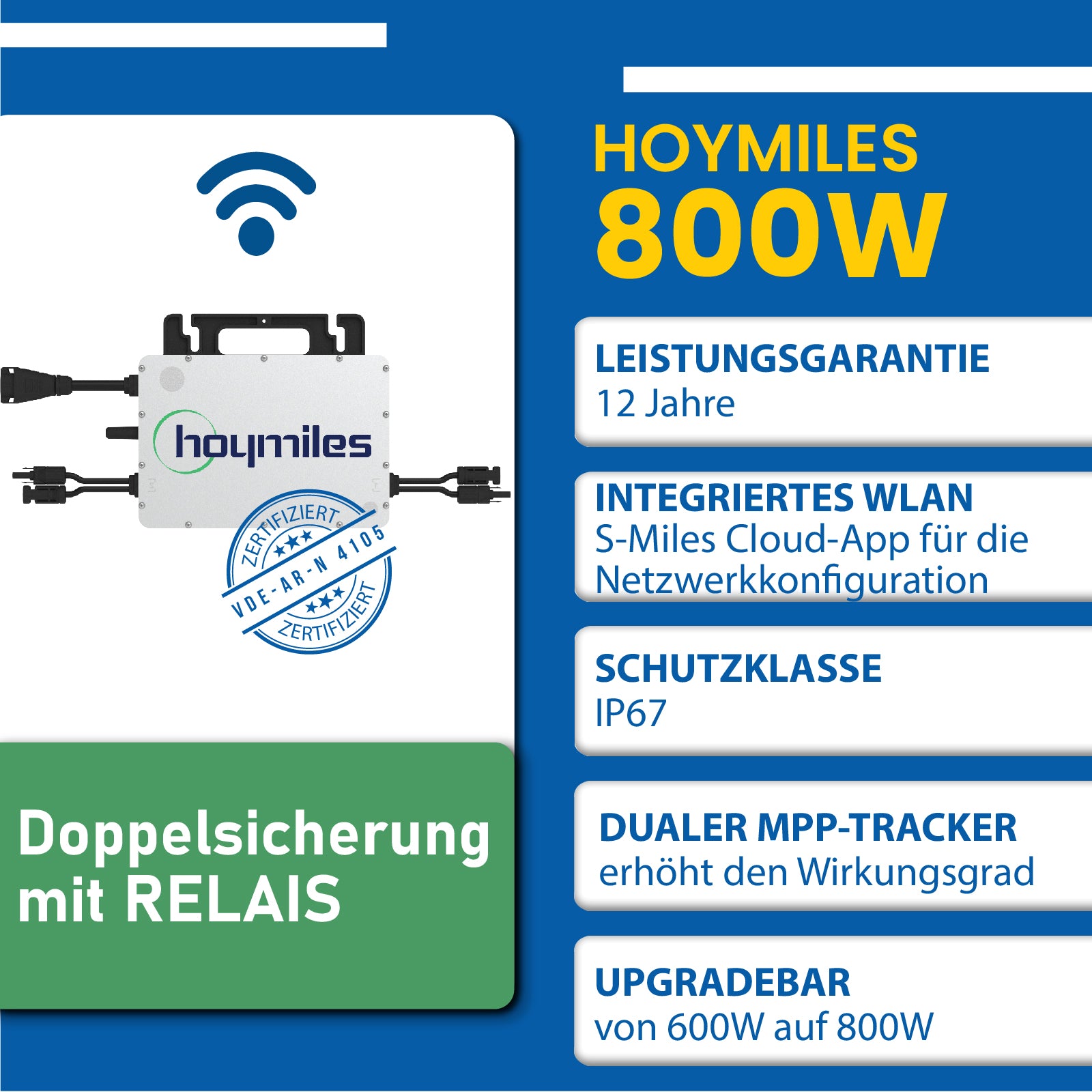 Hoymiles Wechselrichter HMS-800W-2T online kaufen