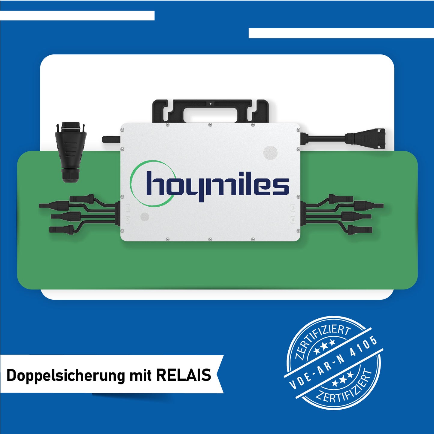 Hoymiles HMS-1600-4T Wechselrichter mit DTU-WLite-S