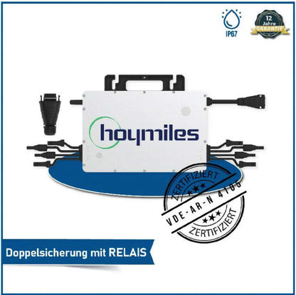 Hoymiles HMS-1600-4T Wechselrichter mit DTU-WLite-S