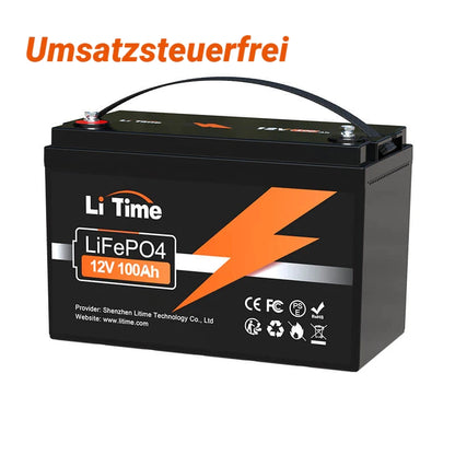 LiTime 12V 100Ah LiFePO4 Batterie