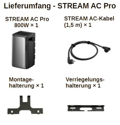 EcoFlow STREAM AC Pro 1,92kWh Speicher LiFePO4 2300W