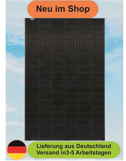 36 Stk. Luxen Solar 430W TopCon Bifazial Glas-Glas Solarmodul Full Black Luxneri Series N5