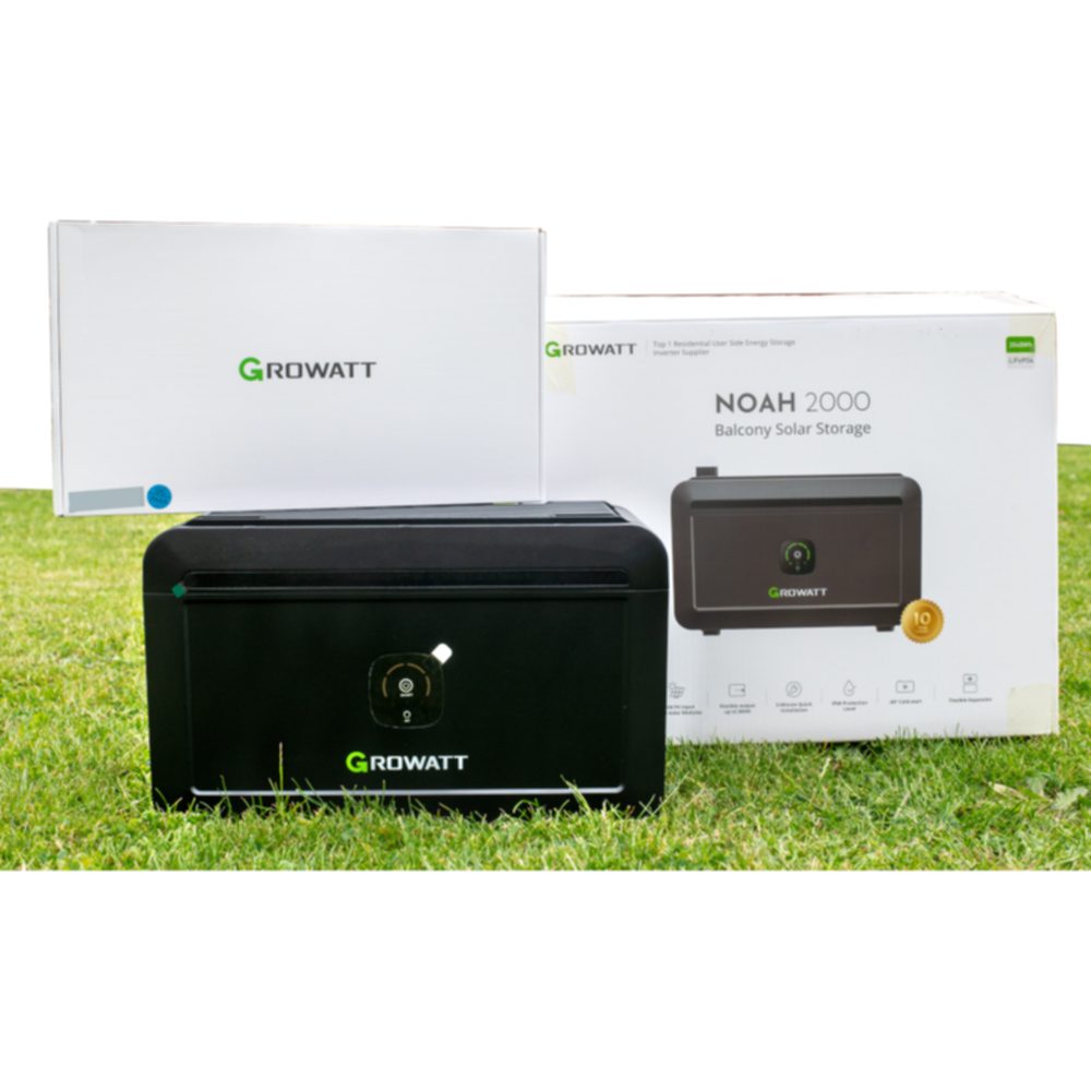 Growatt Noah2000 LiFePO4 Batteriemodul 2048Wh Speicher für Balkonkraftwerk