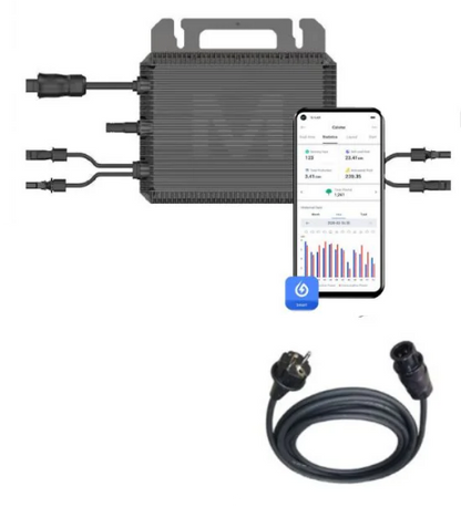Marstek Saturn M2-800, Mikrowechselrichter 800W für Balkonkraftwerk, Plug & Play, 2 MPPT, IP67, 10 Jahre Garantie