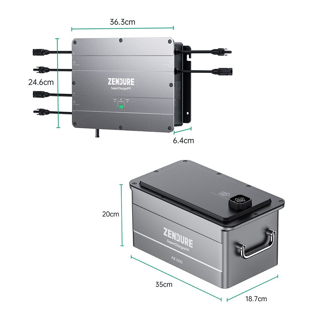 SolarFlow 1,92kWh 880W HMS-800-2T Balkonkraftwerk mit Speicher